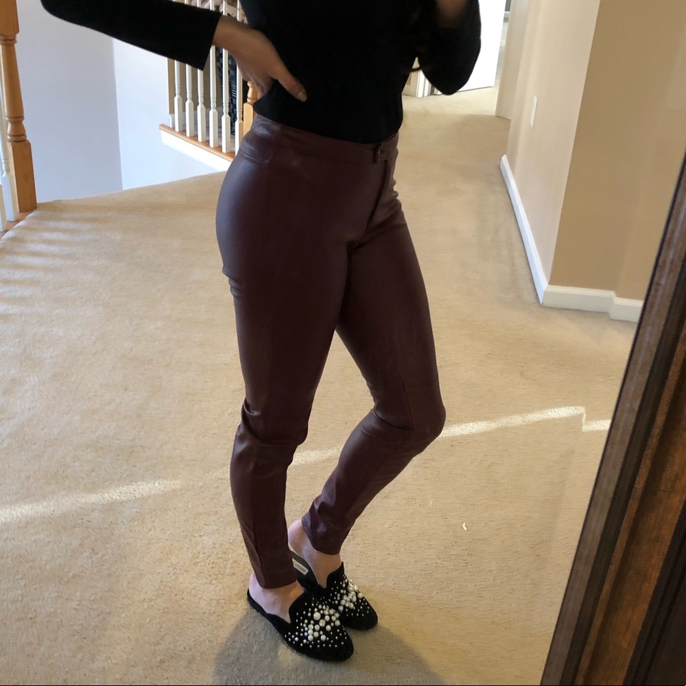 Faux Leather Pants